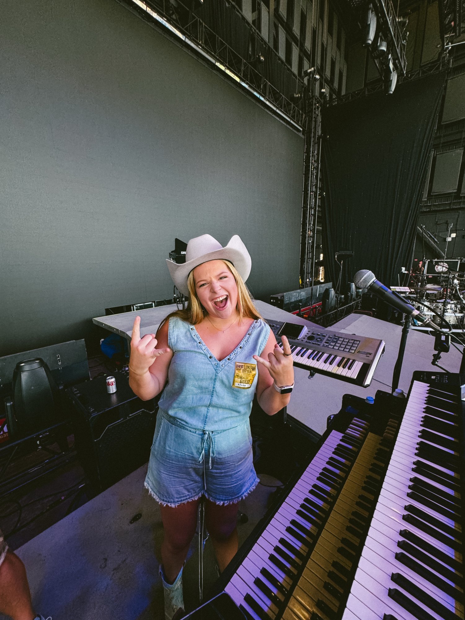 Maddie performing with variety