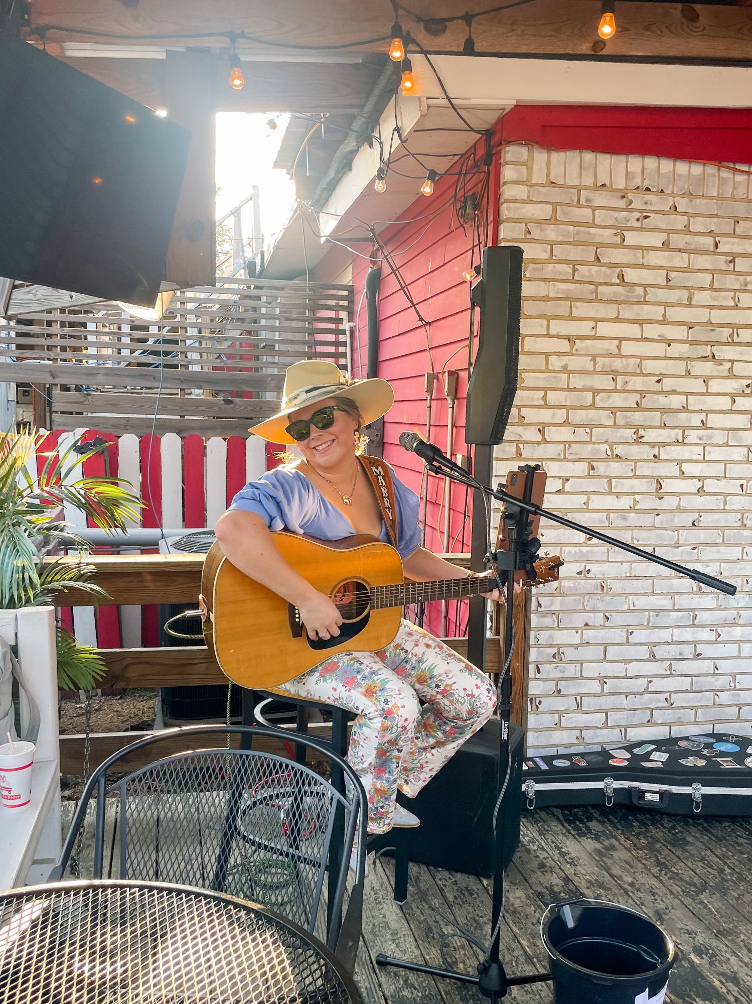 Maddie performing with authenticity